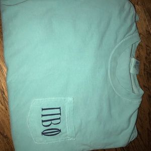 Comfort Colors Tops - Pi beta phi pocket long sleeve Comfort Colors Tops - Pi beta phi pocket long sleeve